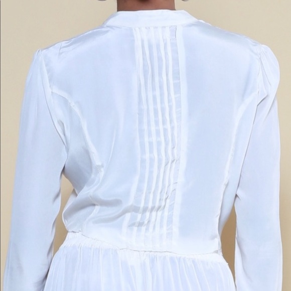 Long sleeve silk blouse - Picture 1 of 5